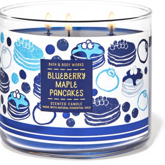 BLUEBERRY MAPLE PANCAKES 3 Wick Candle - Picture 4 of 4